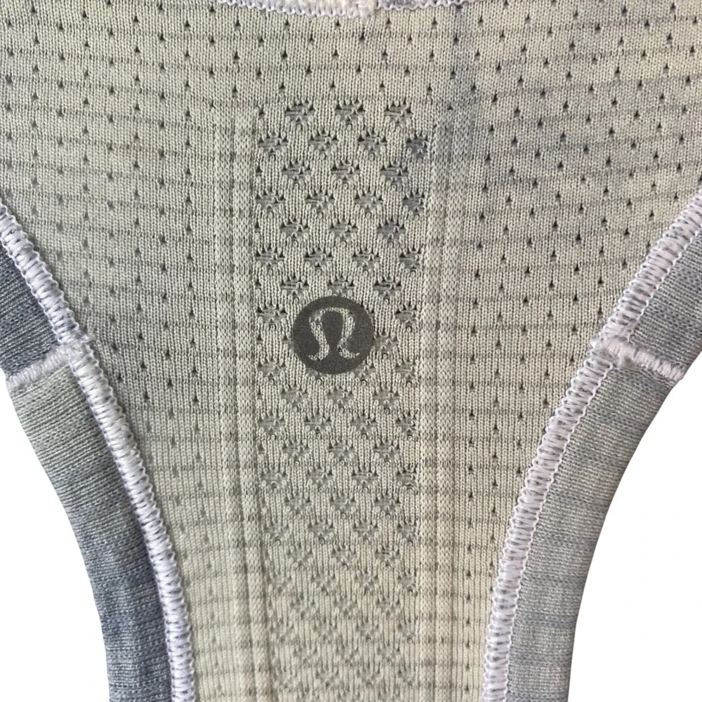 Lululemon Swiftly Tech Racerback Tank Top Blue White Tie Dye ‎ Size 6